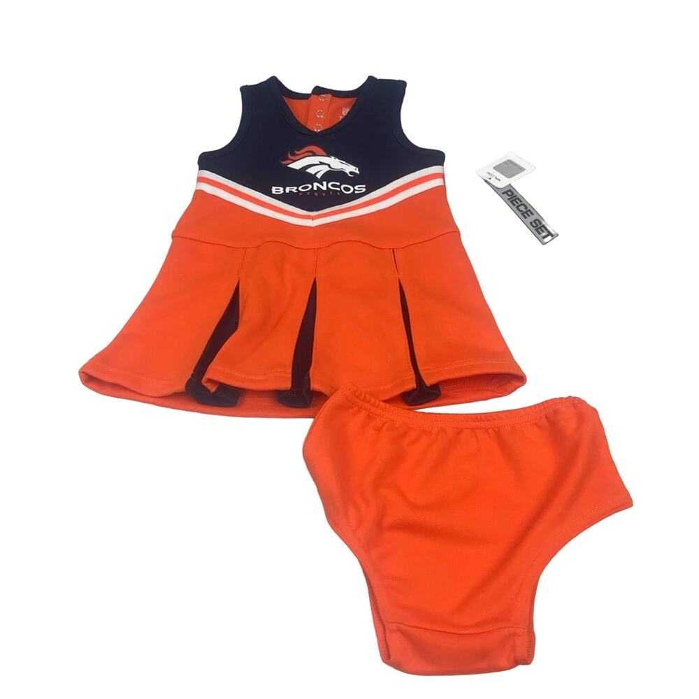 Broncos girls‎ cheer dress 2t